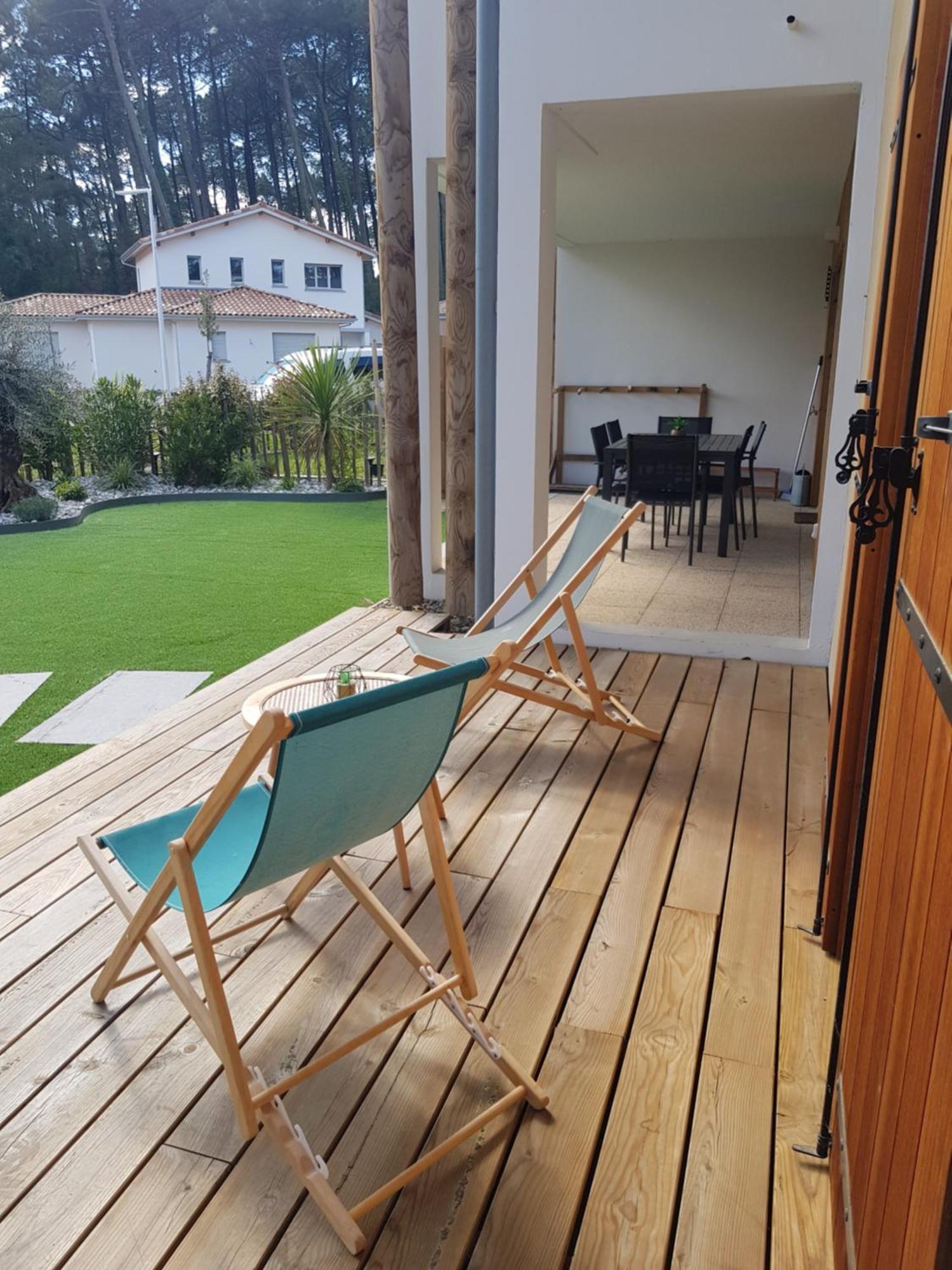 Dune Blanche 300 M De L'Ocean, Appartement Neuf 6 Personnes Seignosse Exteriör bild